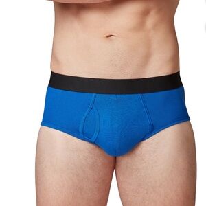 ❤️🩲 Athletic Works Men's Briefs 6 pack in Blue with Black Waistband